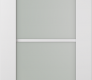 Modern Interior DOOR SLAB SMART PRO 4 LITE VETRO POLAR WHITE 32" X 80" X 1 3/4" TEMPERED FROSTED GLASS