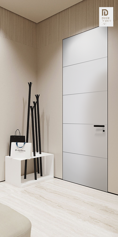 Modern interior door Arvika Polar White Frameless for 389.00 Door