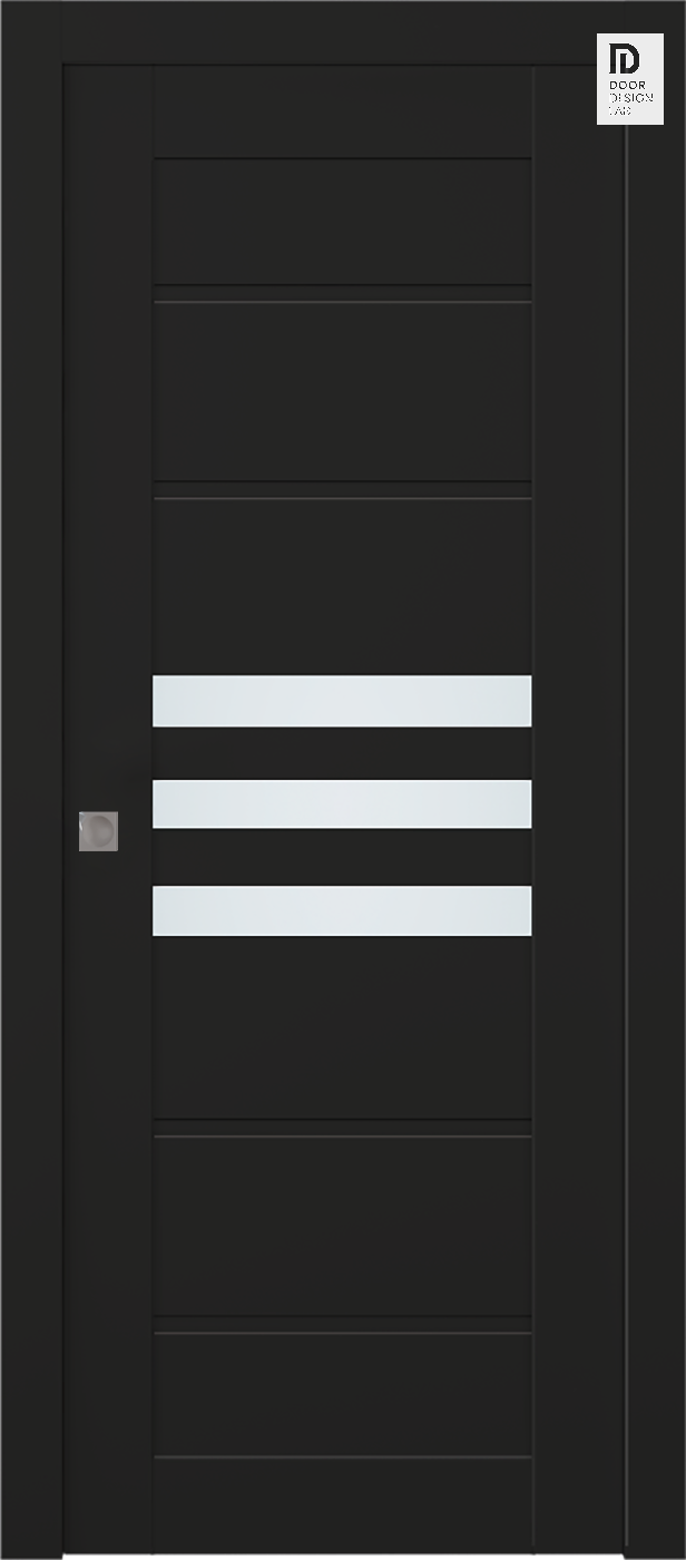 Modern interior door Dome Vetro Black Matte Pocket doors for 369.00