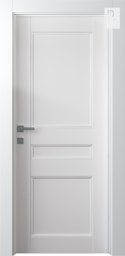 Modern interior door Oxford Uno 07 2R Snow White for $408.00 | Door Design  Lab