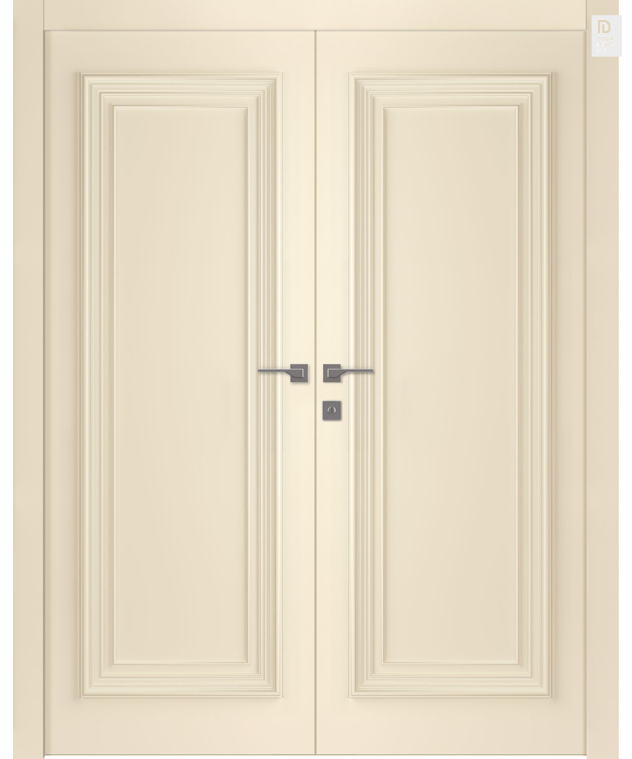 Modern interior door Palazzo 1 Ivory Double for $699.00, Solid core, No ...