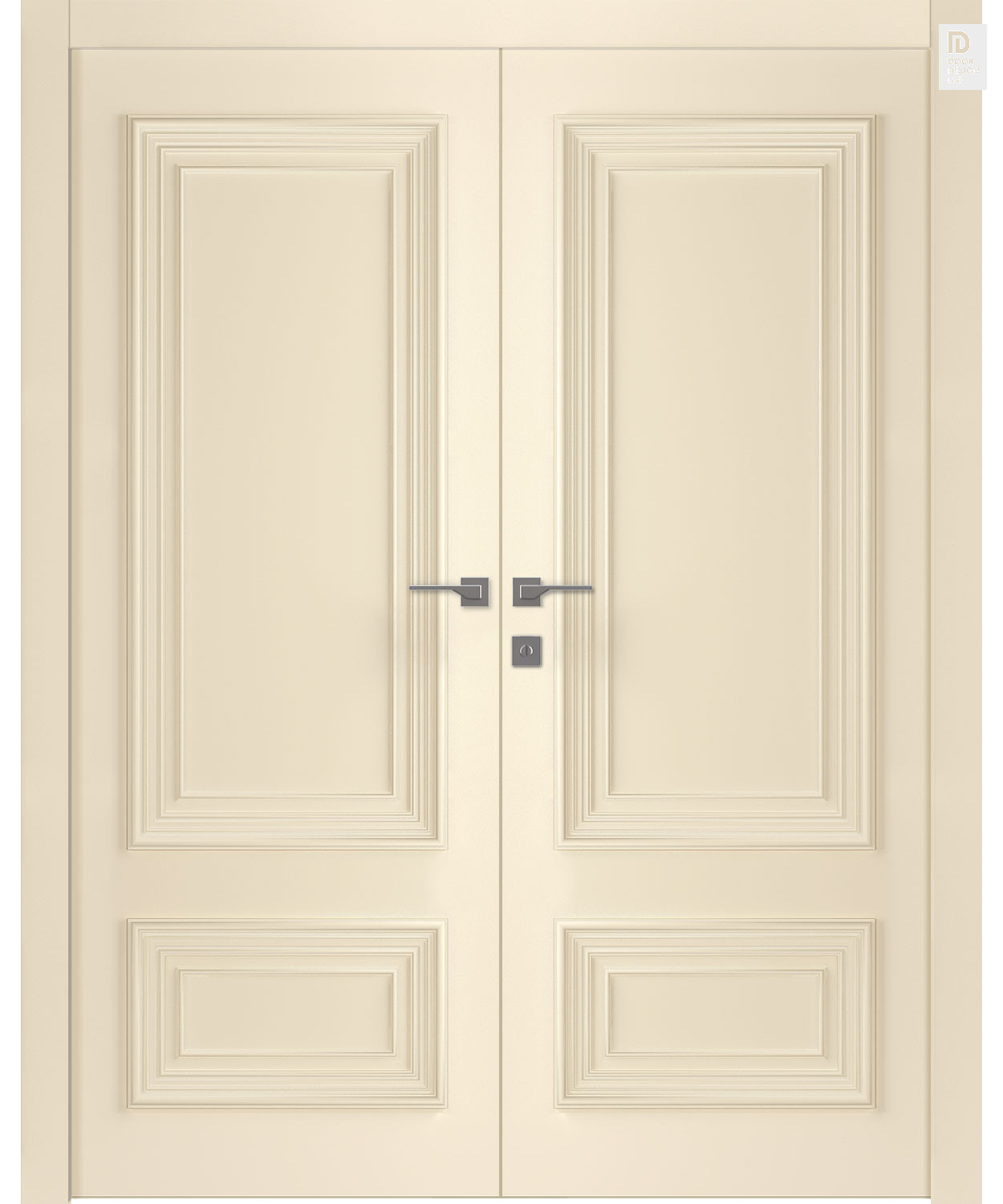 Modern interior door Palazzo 2 Ivory Double doors for $1,398.00 | Door ...