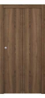 Optima Pecan Nutwood Bi-folding doors