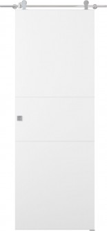 Palladio 2H Bianco Noble Barn doors