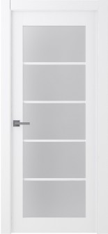 Palladio 5 Lite Vetro Bianco Noble Single Doors