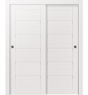 Louver Bianco Noble Bypass doors