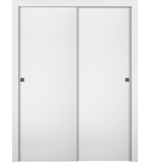 Smart Pro Flat Polar White Bypass doors
