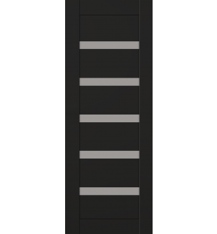 DOOR SLAB AVON 07-04 VETRO BLACK MATTE 28" X 92 1/2" X 1 3/4"