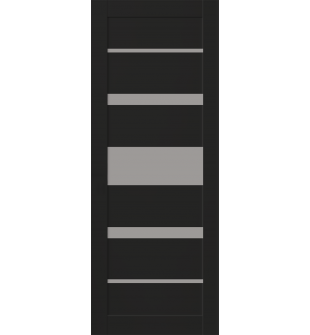 DOOR SLAB AVON 07-03 VETRO BLACK MATTE 36" X 92 1/2" X 1 3/4"