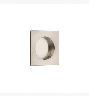 EMTEK FLUSH PULL SQUARE PASSAGE SATIN NICKEL (US15) 2213