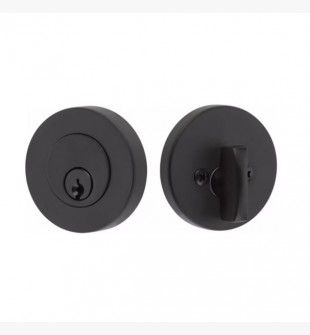 EMTEK MODERN DISC DEADBOLT SINGLE CYLINDER 8423 FLAT BLACK US 19
