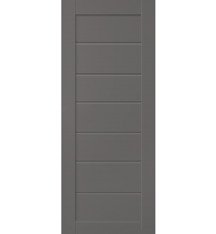 DOOR SLAB ALDA GRAY MATTE 28" X 84" X 1 3/4"