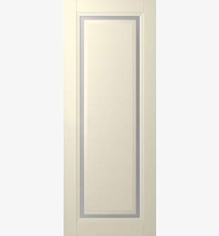 DOOR SLAB AURUM 1 VETRO IVORY 32" X 84" X 1 3/4" TEMPERED FROSTED GLASS