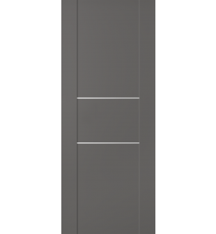 DOOR SLAB AVON 01 2H GRAY MATTE 28" X 84" X 1 3/4"