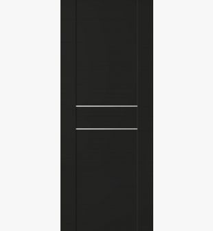 DOOR SLAB AVON 01 2HN BLACK MATTE 28" X 84" X 1 3/4"
