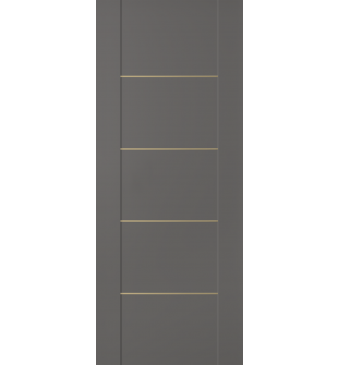 DOOR SLAB AVON 01 4H GOLD GRAY MATTE 24" X 96" X 1 3/4"