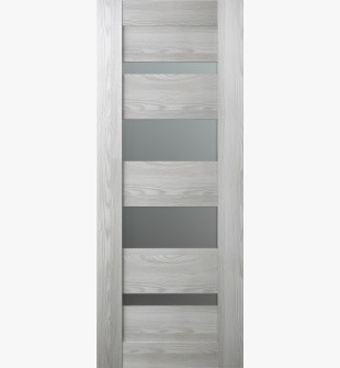 DOOR SLAB AVON 07-01 VETRO RIBEIRA ASH 30" X 80" X 1 3/4"