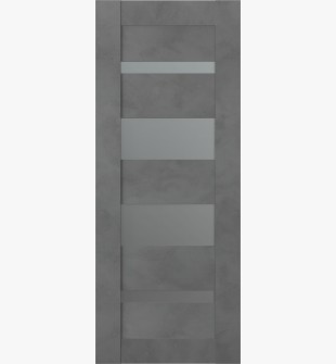 DOOR SLAB AVON 07-01 VETRO DARK URBAN 36" X 84" X 1 3/4"