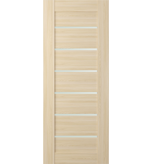 DOOR SLAB AVON 07-02 VETRO LOIRE ASH 28" X 84" X 1 3/4"