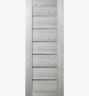 DOOR SLAB AVON 07-02 VETRO RIBEIRA ASH 28" X 96" X 1 3/4"