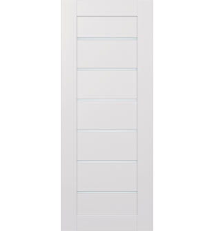 DOOR SLAB AVON 07-02 VETRO SNOW WHITE 30" X 80" X 1 3/4"