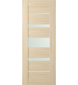 DOOR SLAB AVON 07-03 VETRO LOIRE ASH 36" X 84" X 1 3/4"