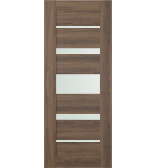 DOOR SLAB AVON 07-03 VETRO PECAN NUTWOOD 36" X 92 1/2" X 1 3/4"
