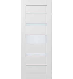 DOOR SLAB AVON 07-03 VETRO SNOW WHITE 18" X 80" X 1 3/4"