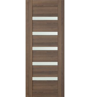 DOOR SLAB AVON 07-04 VETRO PECAN NUTWOOD 32" X 80" X 1 3/4"