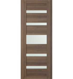 DOOR SLAB AVON 07-05 VETRO PECAN NUTWOOD 30" X 84" X 1 3/4"