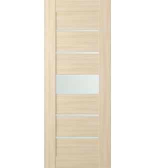 DOOR SLAB AVON 07-06 VETRO LOIRE ASH 30" X 80" X 1 3/4"