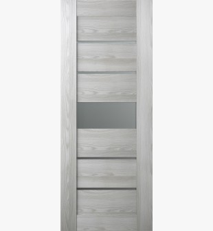 DOOR SLAB AVON 07-06 VETRO RIBEIRA ASH 28" X 80" X 1 3/4"