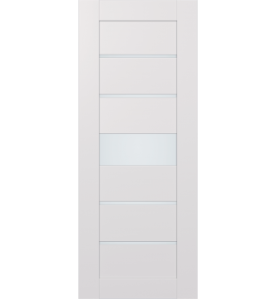 DOOR SLAB AVON 07-06 VETRO SNOW WHITE 18" X 80" X 1 3/4"