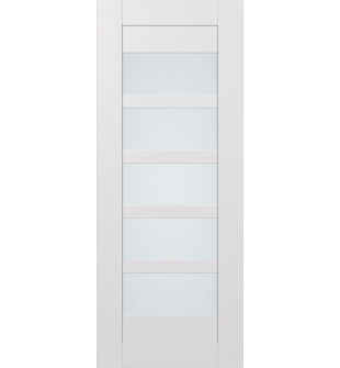 DOOR SLAB AVON 07-07 VETRO SNOW WHITE 18" X 80" X 1 3/4"