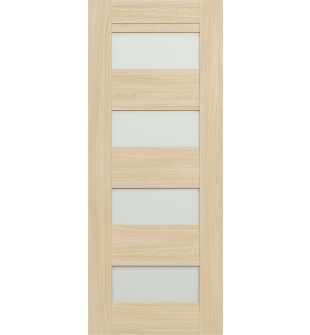 DOOR SLAB AVON 07-08 VETRO LOIRE ASH 18" X 84" X 1 3/4"