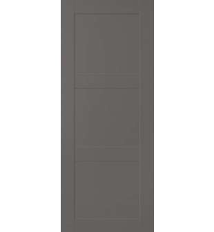 DOOR SLAB AVON 07 2RN GRAY MATTE 32" X 84" X 1 3/4"