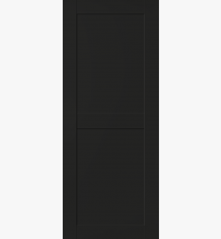 DOOR SLAB AVON 07 RN BLACK MATTE 30" X 92 1/2" X 1 3/4"