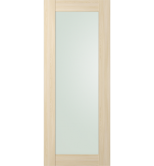 DOOR SLAB AVON 207 VETRO LOIRE ASH 18" X 84" X 1 3/4"