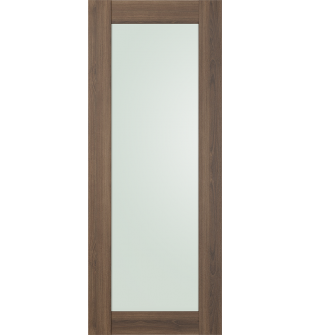 DOOR SLAB AVON 207 VETRO PECAN NUTWOOD 18" X 84" X 1 3/4"