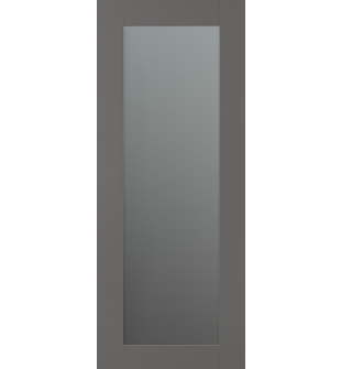 DOOR SLAB AVON 207 VETRO GRAY MATTE 28" X 84" X 1 3/4"