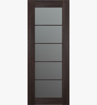 DOOR SLAB AVON 5 LITE VETRO VERALINGA OAK 18" X 96" X 1 3/4"