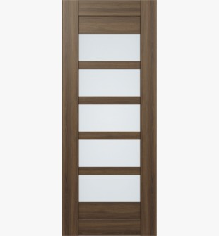 DOOR SLAB AVON 07-07 VETRO PECAN NUTWOOD 30" X 80" X 1 3/4"