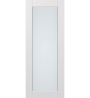 DOOR SLAB AVON 207 VETRO SNOW WHITE 24" X 84" X 1 3/4"