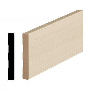 BASE MOLDING TYPE 3 1/2" X 1/2" LOIRE ASH 96"
