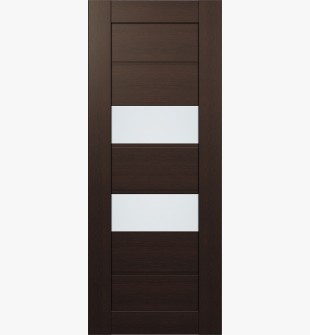 DOOR SLAB DESSA VETRO VERALINGA OAK 32" X 84" X 1 3/4" FROSTED GLASS