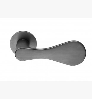 DND DROP LEVER SATIN GRAPHITE KEYED DP40YPGS