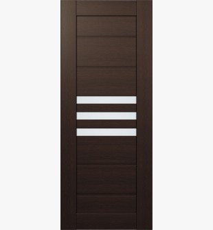 DOOR SLAB DOME VETRO VERALINGA OAK 24" X 84" X 1 3/4" FROSTED GLASS