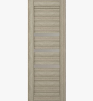 DOOR SLAB DORA VETRO SHAMBOR 24" X 84" X 1 3/4" FROSTED GLASS