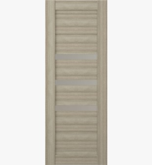 DOOR SLAB DORA VETRO SHAMBOR 28" X 96" X 1 3/4" FROSTED GLASS