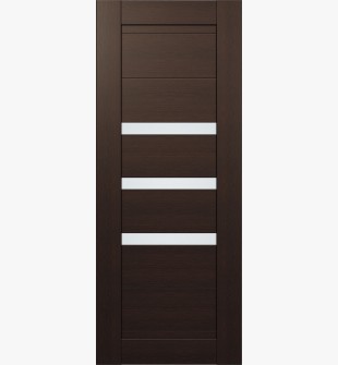 DOOR SLAB DORA VETRO VERALINGA OAK 24" X 80" X 1 3/4" FROSTED GLASS